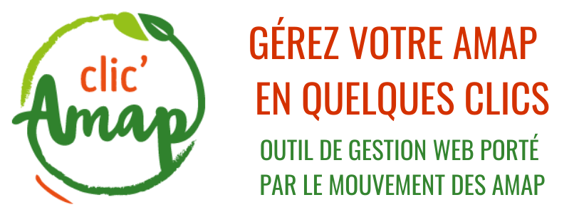 Logo et slogan de clic'AMAP
